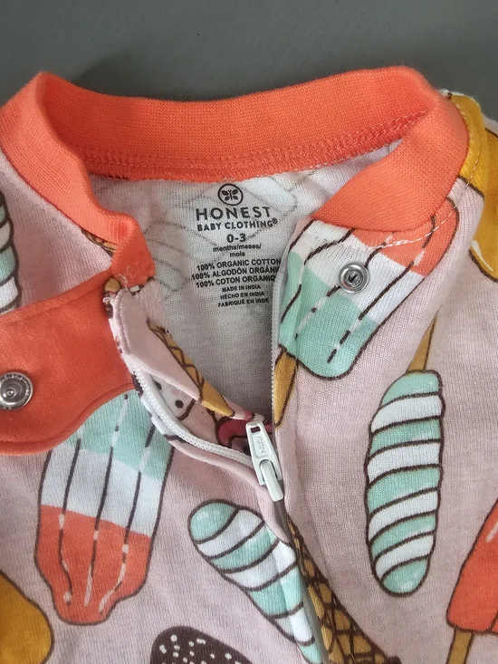 Baby Girl 0-3M Clothes Bundle | Carter’s, Honest & Cloud Island | 7 Pc - Picture 5 of 5